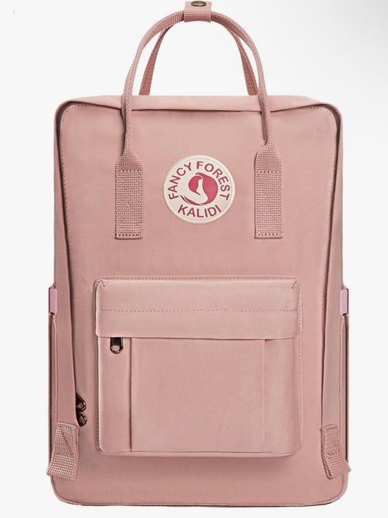 Handbags - KALIDI FANCY FOREST ! Coral Pink Compact Backpack - Lightweight Everyday Bag